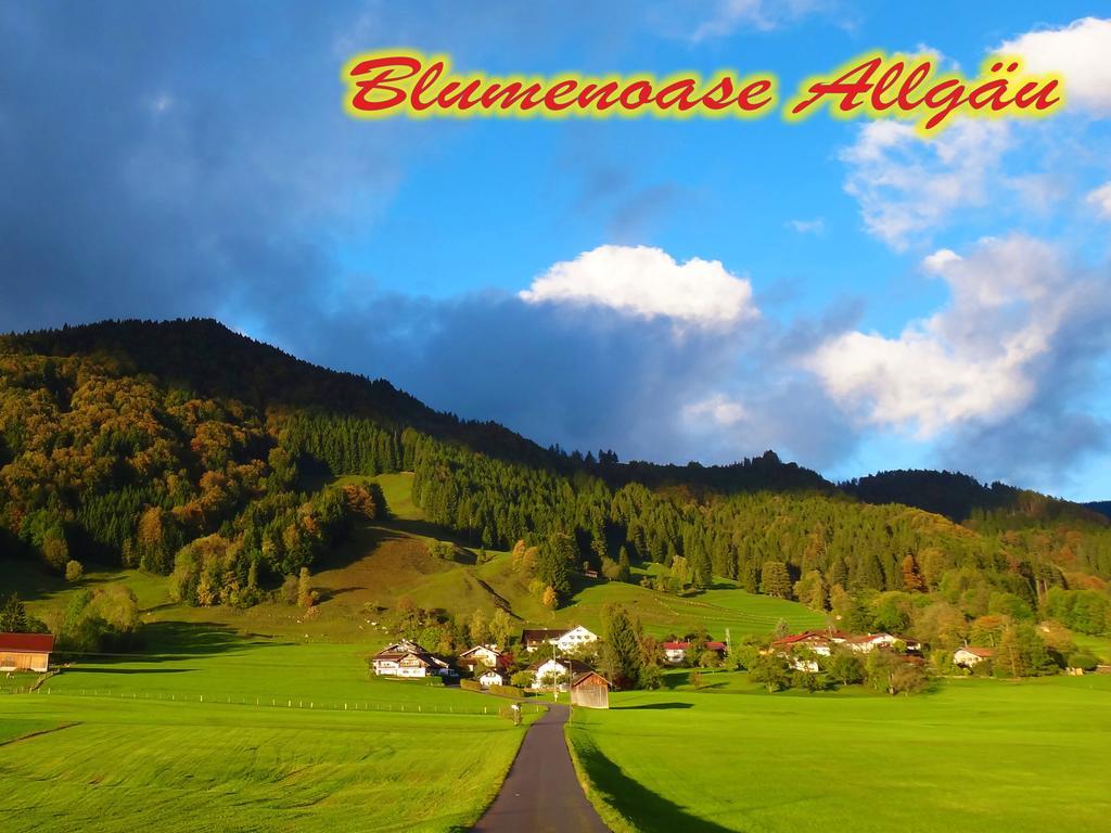 Ferienwohnung Blumenoase Allgäu Schwanden Exterior foto