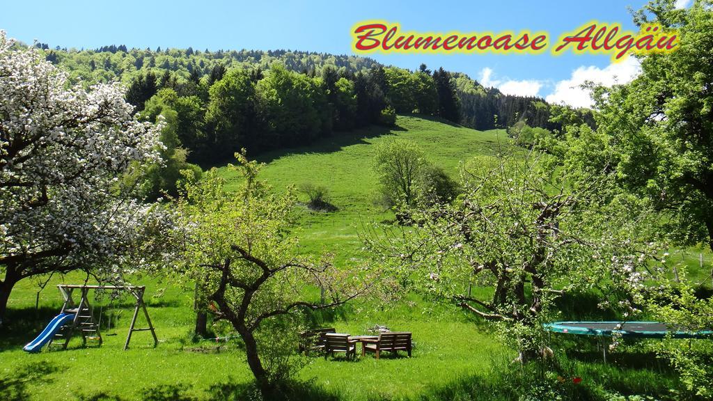 Ferienwohnung Blumenoase Allgäu Schwanden Exterior foto