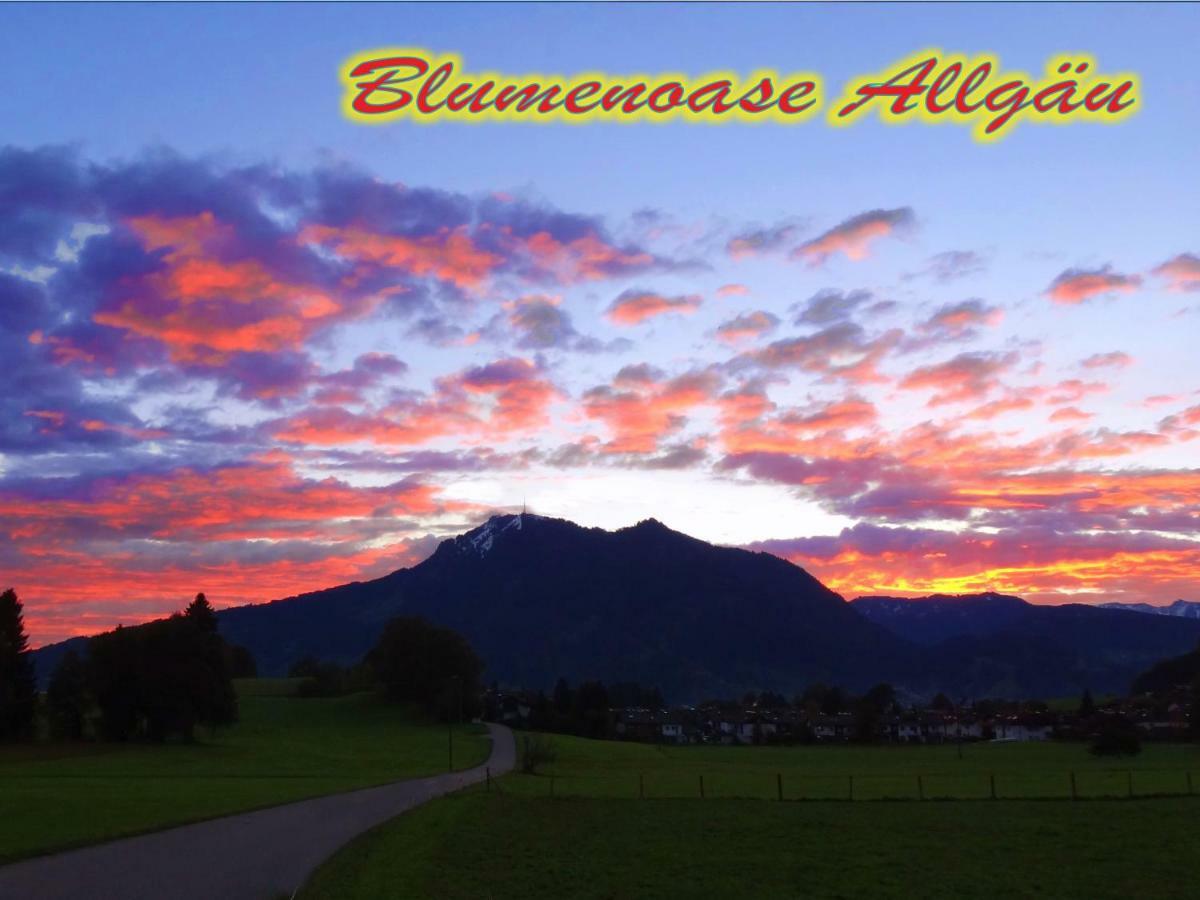 Ferienwohnung Blumenoase Allgäu Schwanden Exterior foto